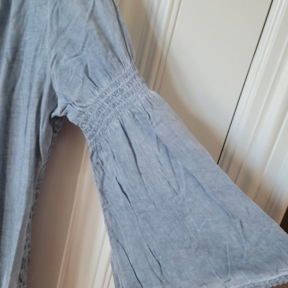 NWT Angel's Never Die Blue Top - Picture 4 of 7